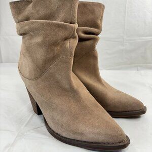 Jane and the Shoe Lilian western slouch heeled boots SIZE 8.5